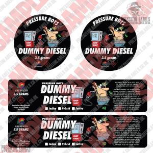 Custom Dummy Diesel Labels
