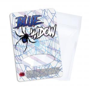 Blue Widow Mylar Bag Labels