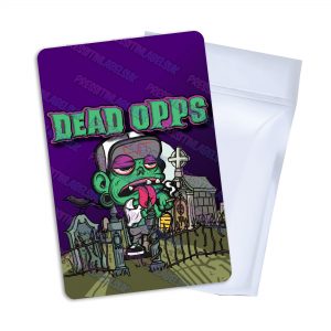 Dead Opps Mylar Bag Labels