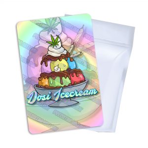 Dosi Ice Cream Mylar Bag Labels