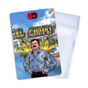 El Chapo Mylar Bag Labels