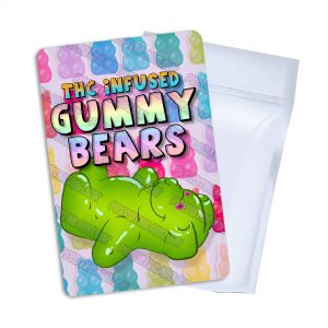 Gummy Bears Mylar Bag Labels