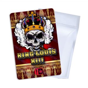 King Louis Mylar Bag Labels
