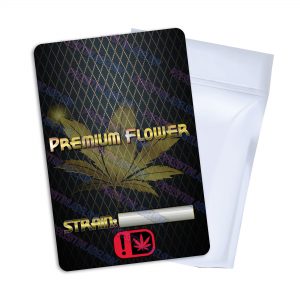 Premium Flower Mylar Bag Labels