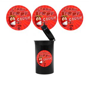 Strawberry Cough Slap Stickers