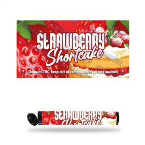 Strawberry Shortcake Pre Roll Labels