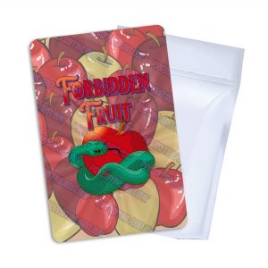 Forbidden Fruit Mylar Bag Labels