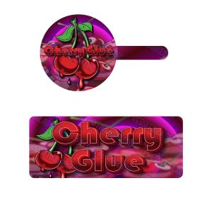 Cherry Glue Tamper Evident Labels